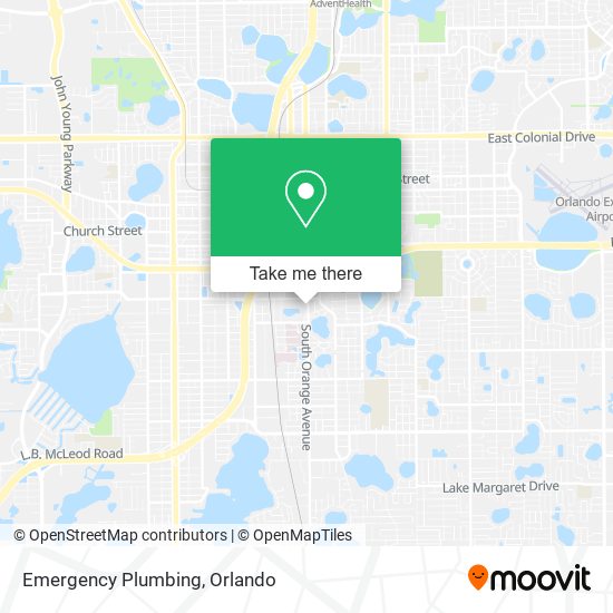 Emergency Plumbing map