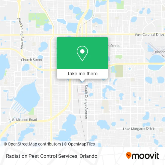 Mapa de Radiation Pest Control Services