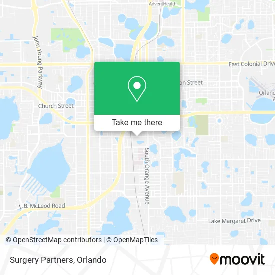 Surgery Partners map