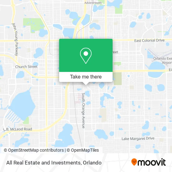 All Real Estate and Investments map