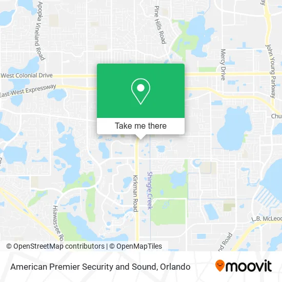 American Premier Security and Sound map