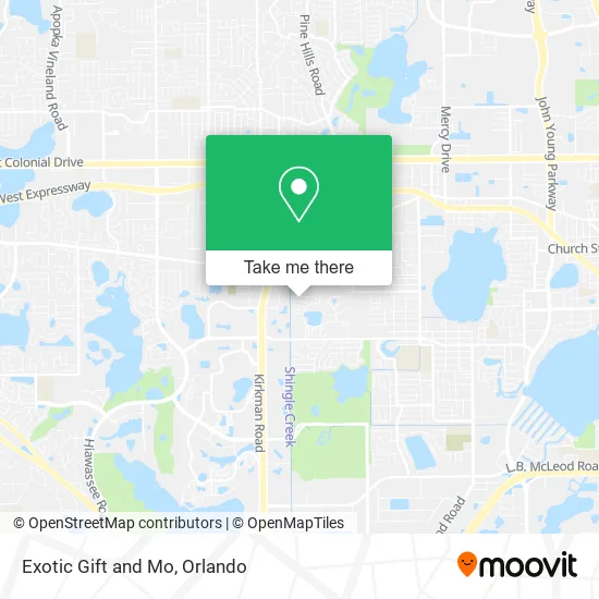 Exotic Gift and Mo map