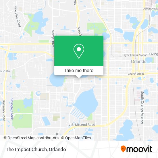 Mapa de The Impact Church