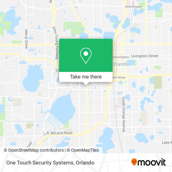 One Touch Security Systems map