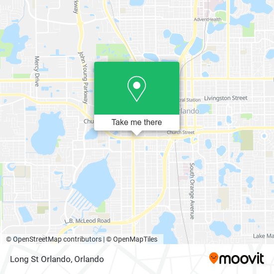 Mapa de Long St Orlando