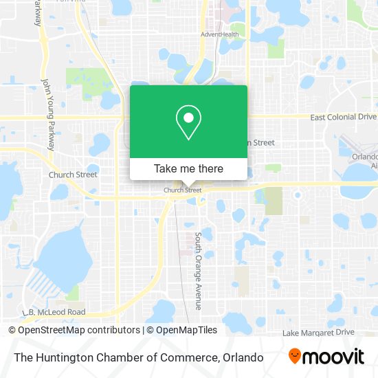 Mapa de The Huntington Chamber of Commerce