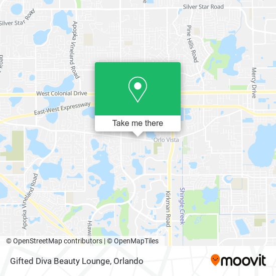 Mapa de Gifted Diva Beauty Lounge