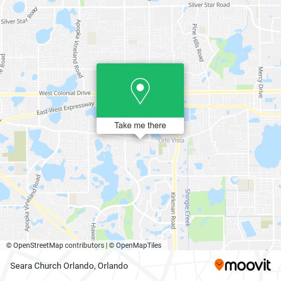 Mapa de Seara Church Orlando