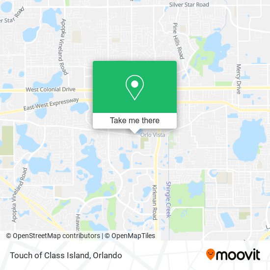 Touch of Class Island map