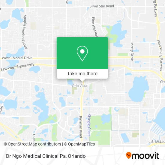 Mapa de Dr Ngo Medical Clinical Pa
