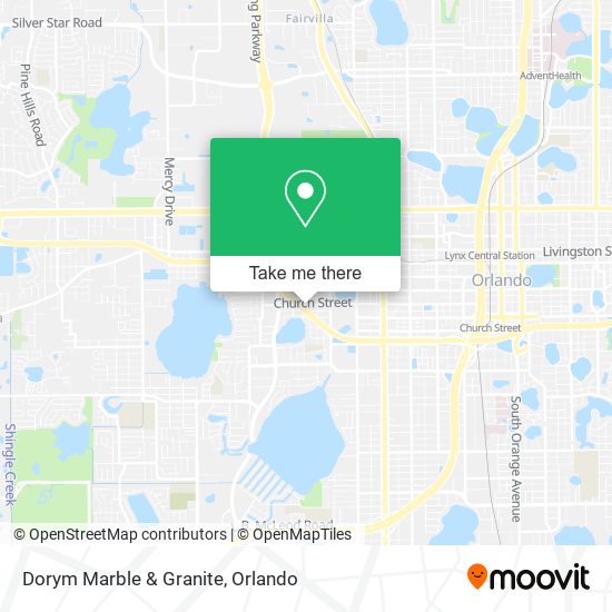 Dorym Marble & Granite map