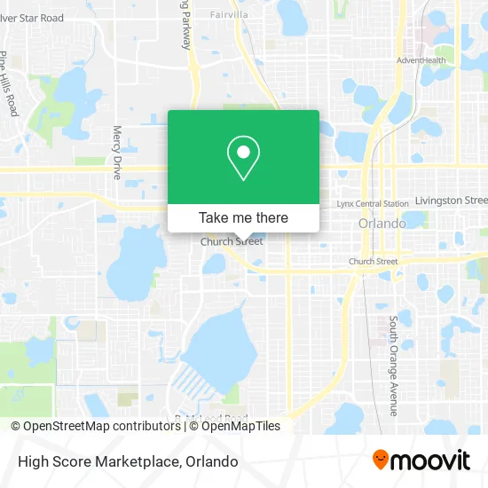 High Score Marketplace map
