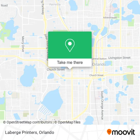 Laberge Printers map