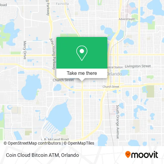 Coin Cloud Bitcoin ATM map