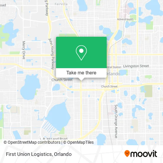 First Union Logistics map