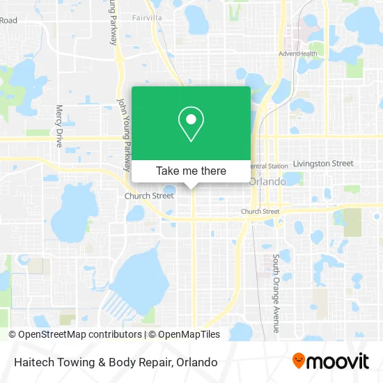 Haitech Towing & Body Repair map