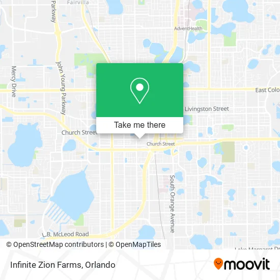 Mapa de Infinite Zion Farms