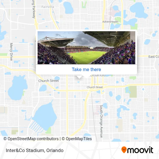 Inter&Co Stadium map