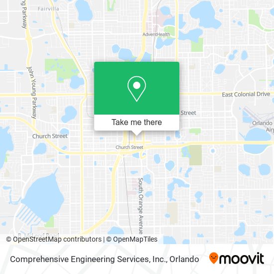 Mapa de Comprehensive Engineering Services, Inc.