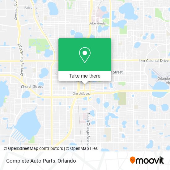 Complete Auto Parts map