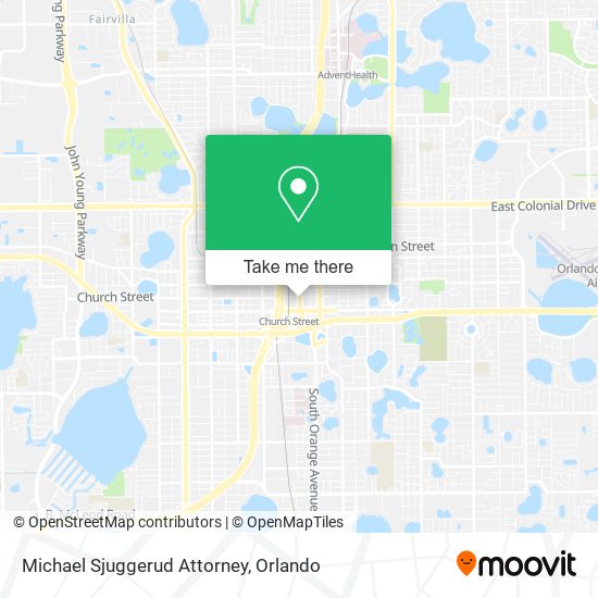 Mapa de Michael Sjuggerud Attorney