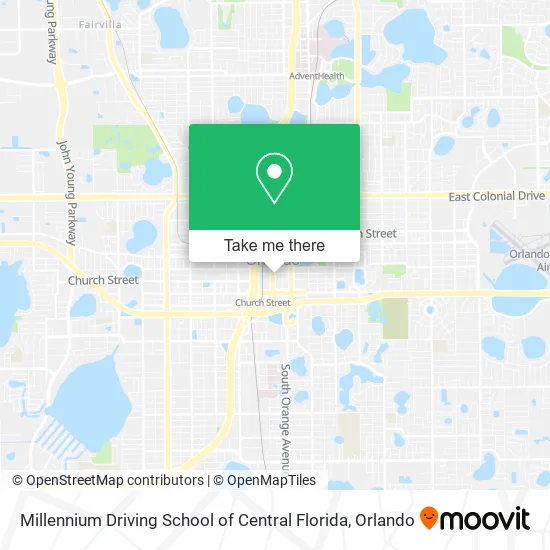 Mapa de Millennium Driving School of Central Florida
