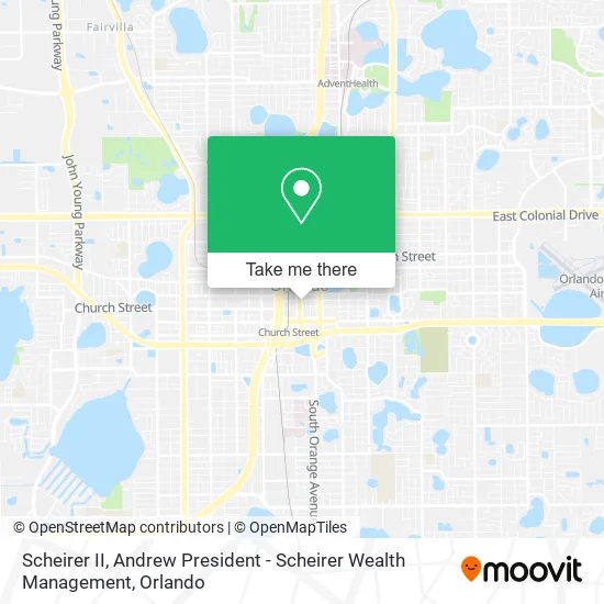 Mapa de Scheirer II, Andrew President - Scheirer Wealth Management