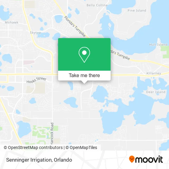 Senninger Irrigation map