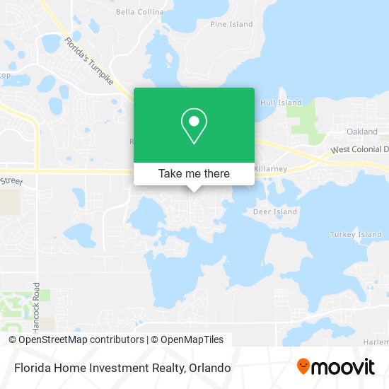 Florida Home Investment Realty map