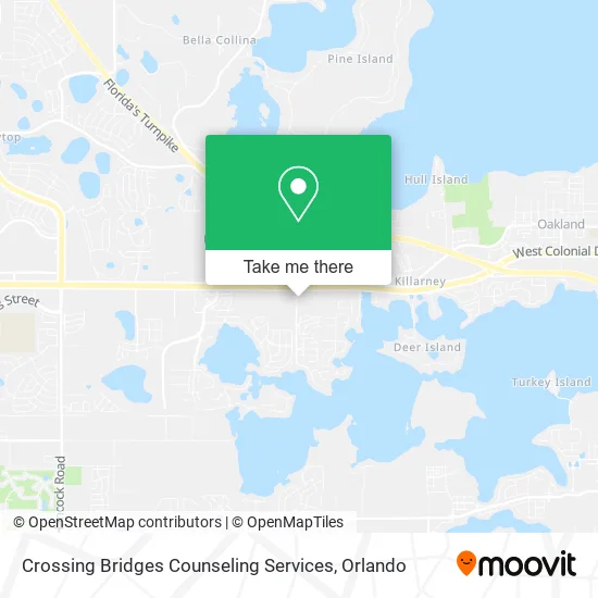 Crossing Bridges Counseling Services map