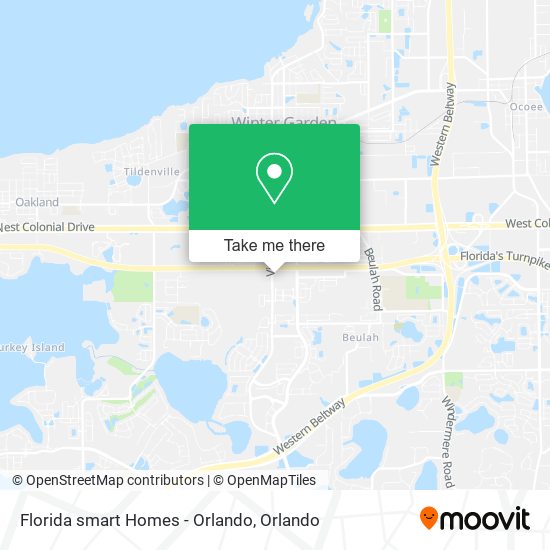 Florida smart Homes - Orlando map