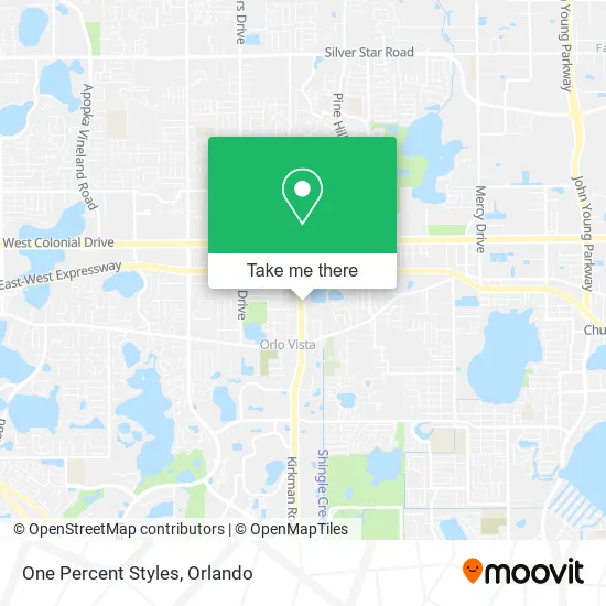 One Percent Styles map