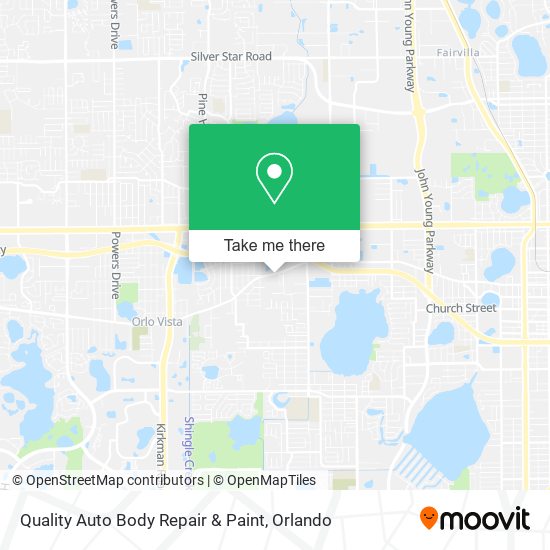 Quality Auto Body Repair & Paint map