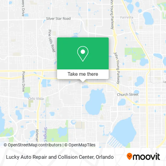 Lucky Auto Repair and Collision Center map