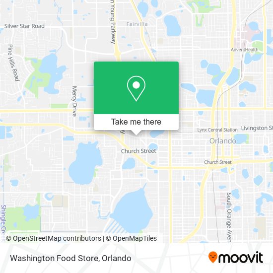 Washington Food Store map