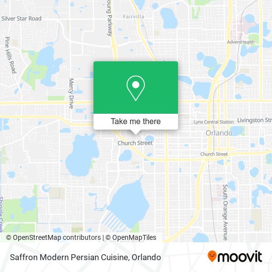 Saffron Modern Persian Cuisine map