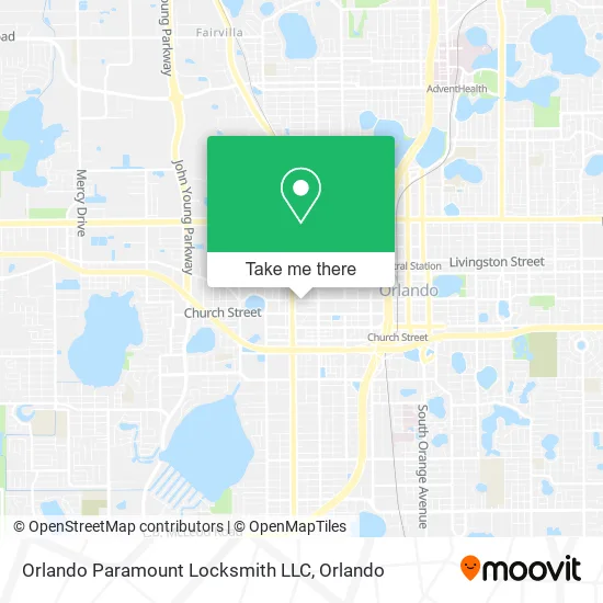 Orlando Paramount Locksmith LLC map