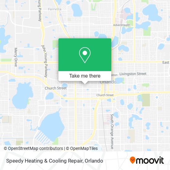 Speedy Heating & Cooling Repair map