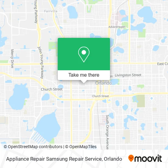 Appliance Repair Samsung Repair Service map
