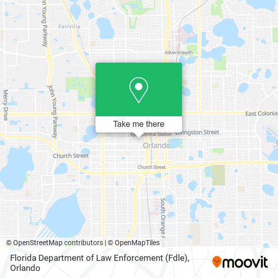 Mapa de Florida Department of Law Enforcement (Fdle)