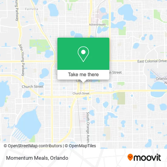 Momentum Meals map