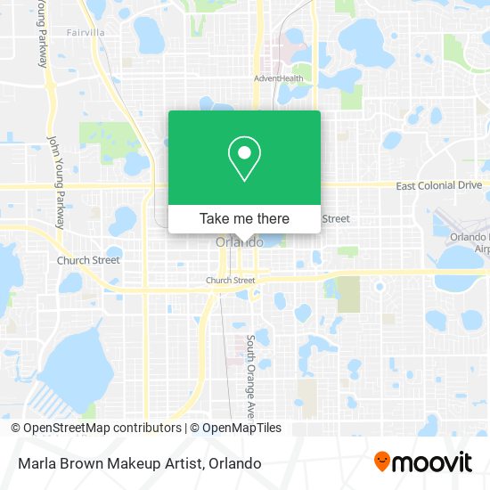 Marla Brown Makeup Artist map