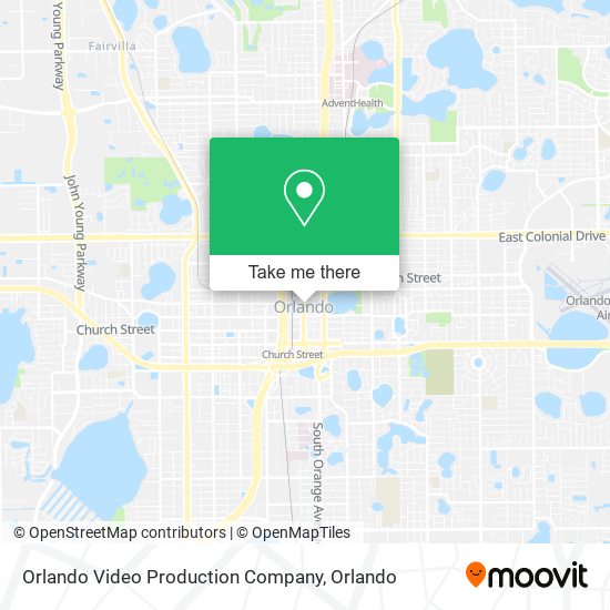 Mapa de Orlando Video Production Company