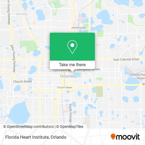 Mapa de Florida Heart Institute
