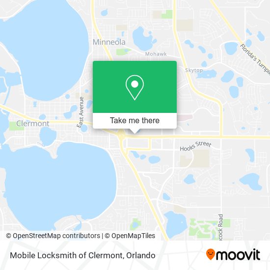 Mapa de Mobile Locksmith of Clermont