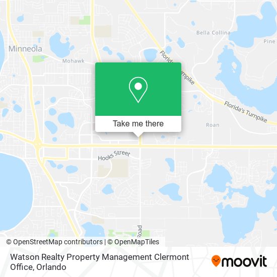 Watson Realty Property Management Clermont Office map