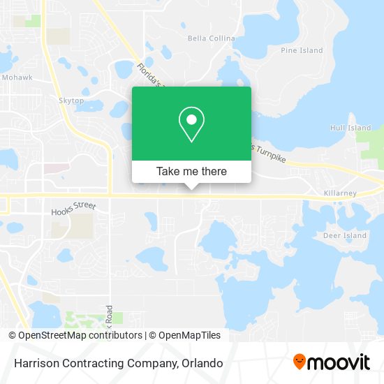 Harrison Contracting Company map