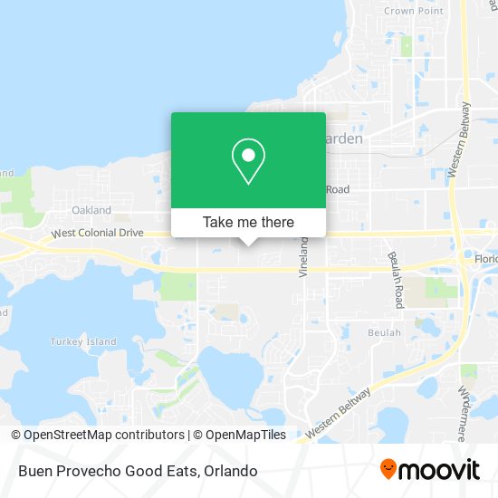 Buen Provecho Good Eats map