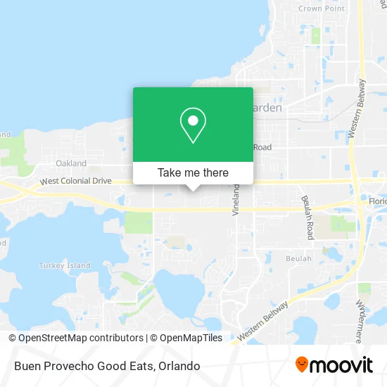 Mapa de Buen Provecho Good Eats