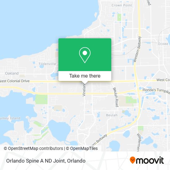 Mapa de Orlando Spine A ND Joint